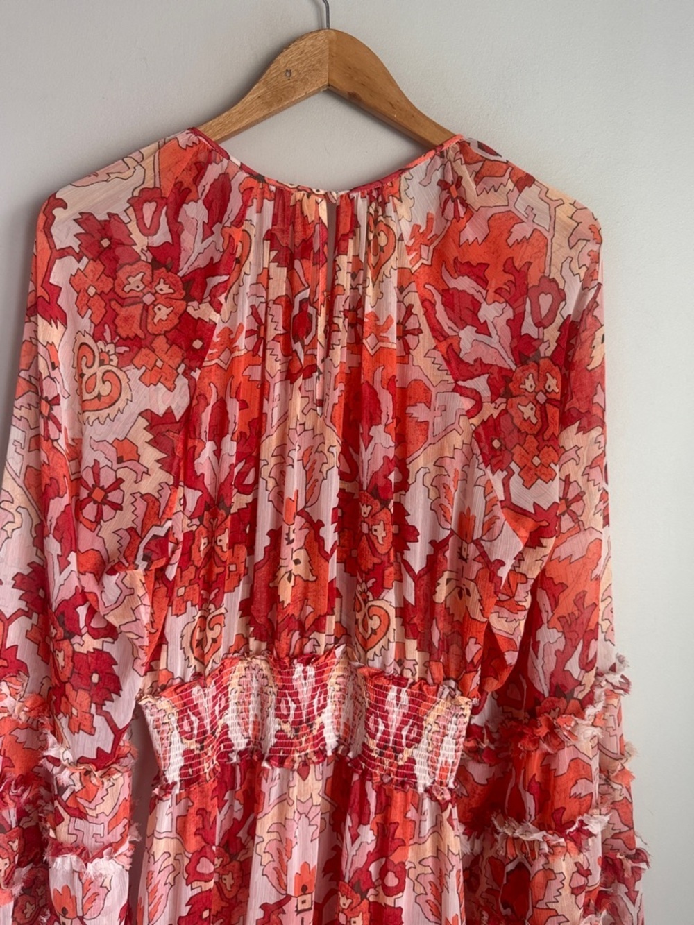 CINQ A SEPT Sunnina Damask Midi Dress 14 - Picture 10 of 15